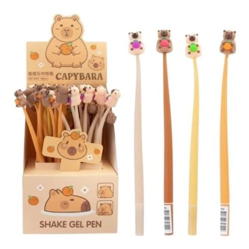 CAPIBARA Penna Gel 22cm In espo da 48pz 4ass…x48…x864